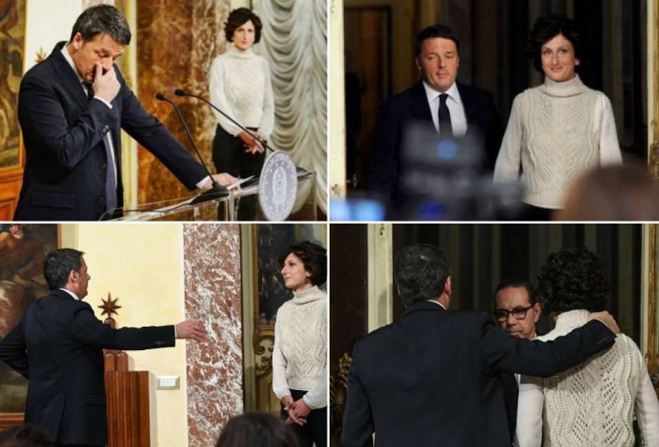 agnese-landini-e-matteo-renzi-durante-le-dimissioni