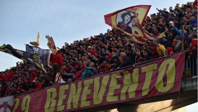 Verso Benevento-Casertana, niente trasferta per molti tifosi possibile vedere match in chiaro