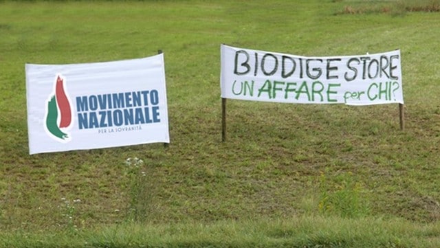 No alla costruzione del biodigestore a Piana di Monte Verna