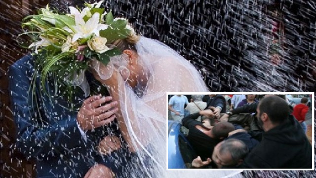 Matrimonio prima si picchiano e poi vanno al ristorante