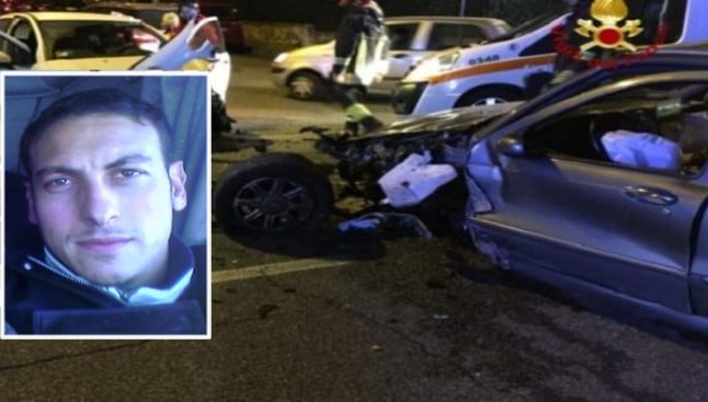 Schianto sulla statale muore il maresciallo Russo, da poco padre