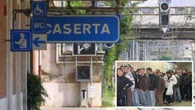 Migrati non pagano il biglietto, tensione alla stazione di Caserta