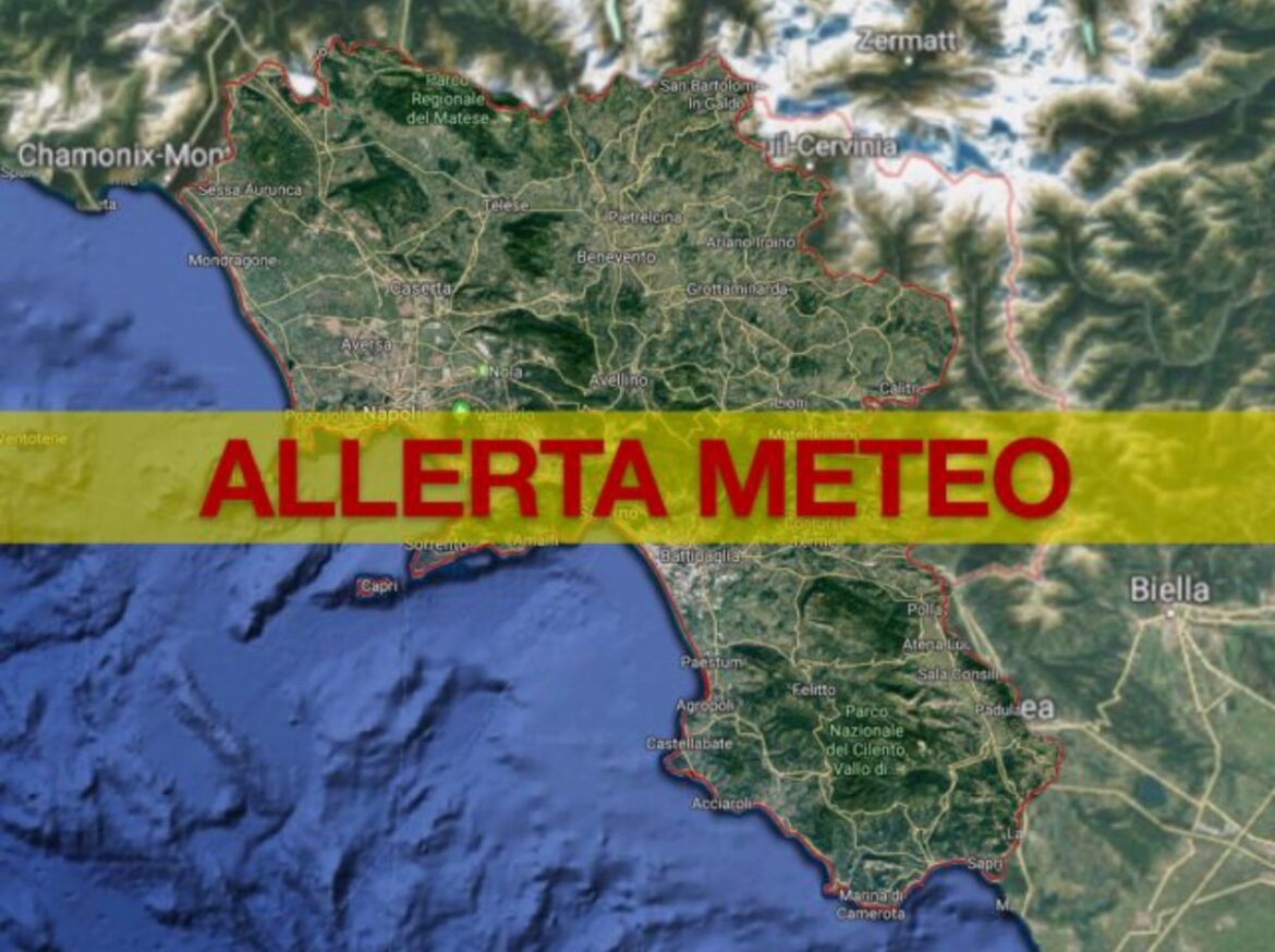 Allerta meteo con anomalia termica e vento forte persistente