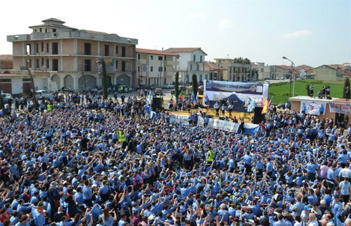 Casal di Principe la marcia degli