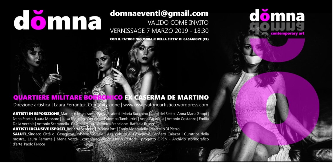 Dŏmna: Evento d’arte contemporanea presso il “Quartiere militare borbonico” di Casagiove