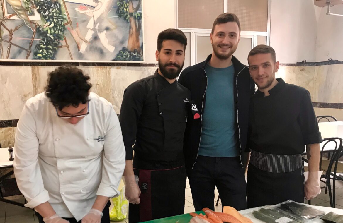 VILLAGGIO DEI RAGAZZI: CON LO CHEF UMBERTO BOVE UNA LEZIONE A BASE DI… SUSHI!