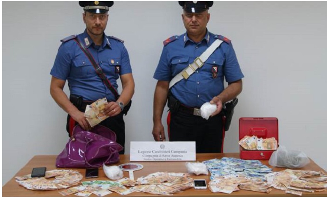 Arrestati due mondragonesi trovati in possesso di 1/2 Kg. di cocaina e 20.450,00 euro