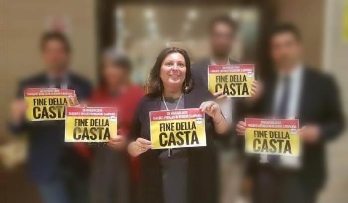 M5S Ciarambino il marito assunto da eurodeputata