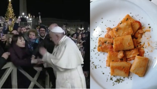 Dio Bacco e i paccheri del PAPA