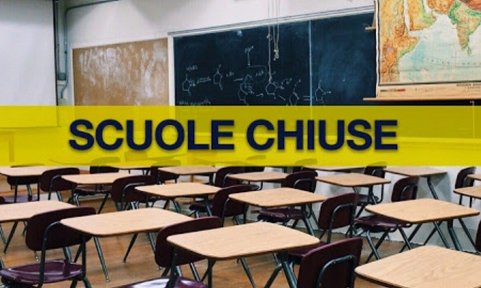 Scuole chiuse in tutta Italia fino a metà marzo