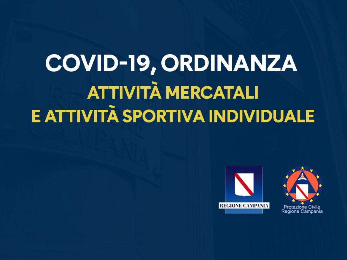 Regione Campania:ulteriori misure per la prevenzione e gestione dell’emergenza epidemiologica da COVID-19