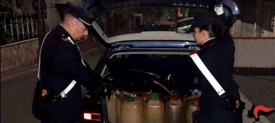 Sorpresi dai carabinieri a rubare taniche di carburante nel cantiere Tav