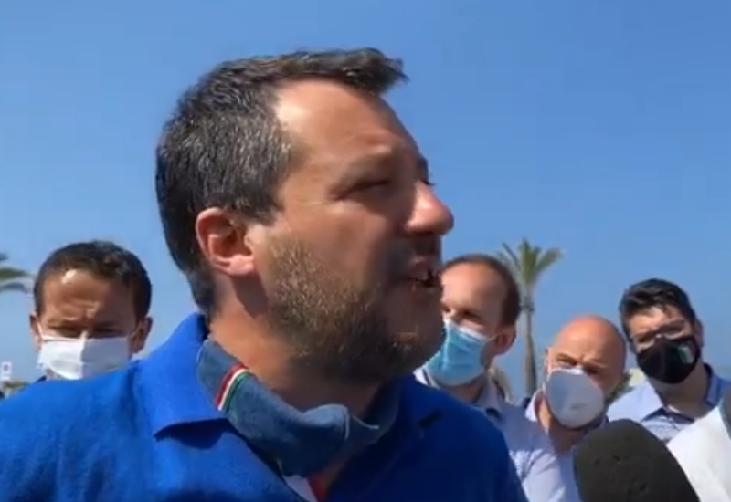 Mondragone – Salvini : ” La parola è debito…”.