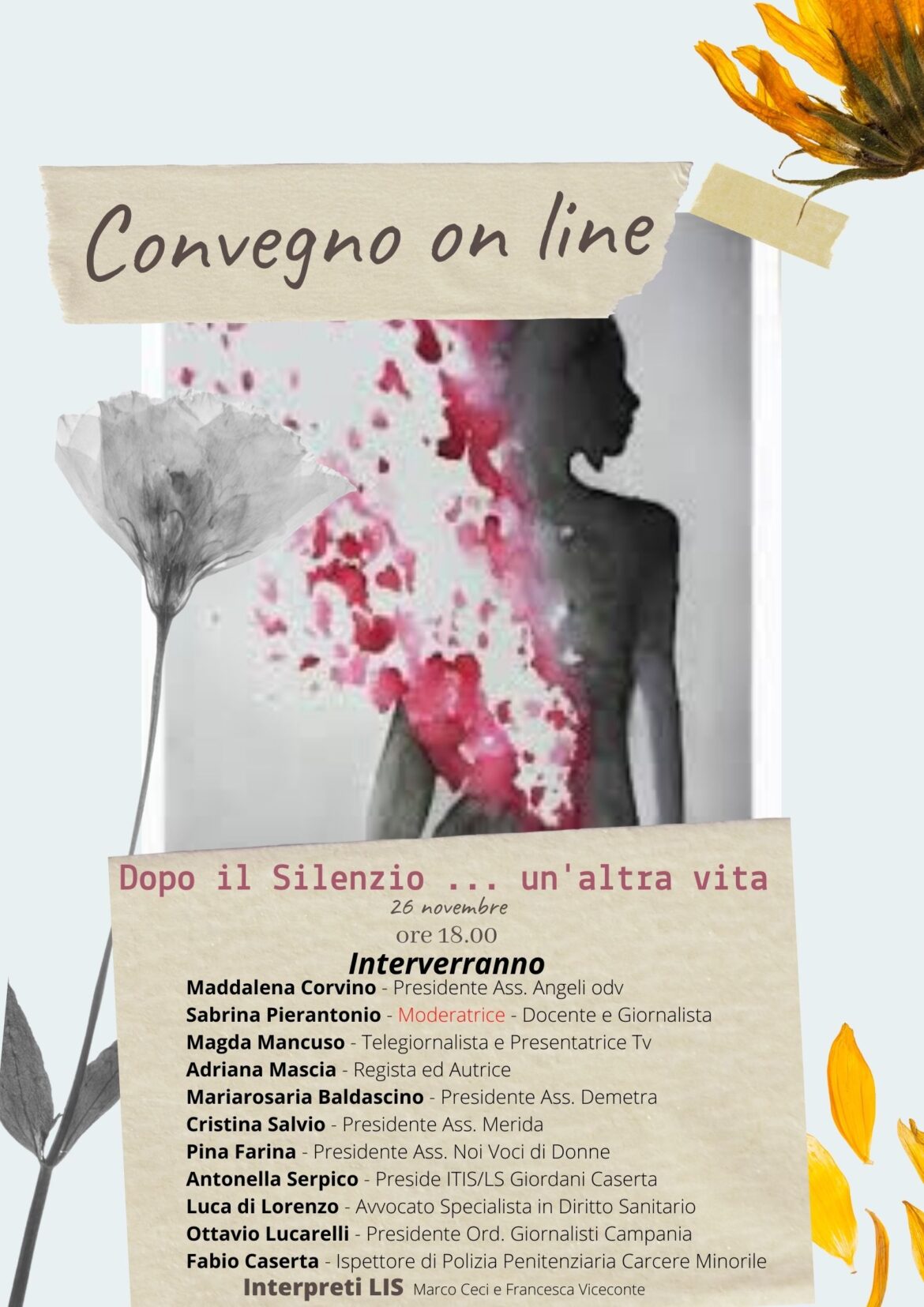 Convegno: Dopo il silenzio … un’altra vita