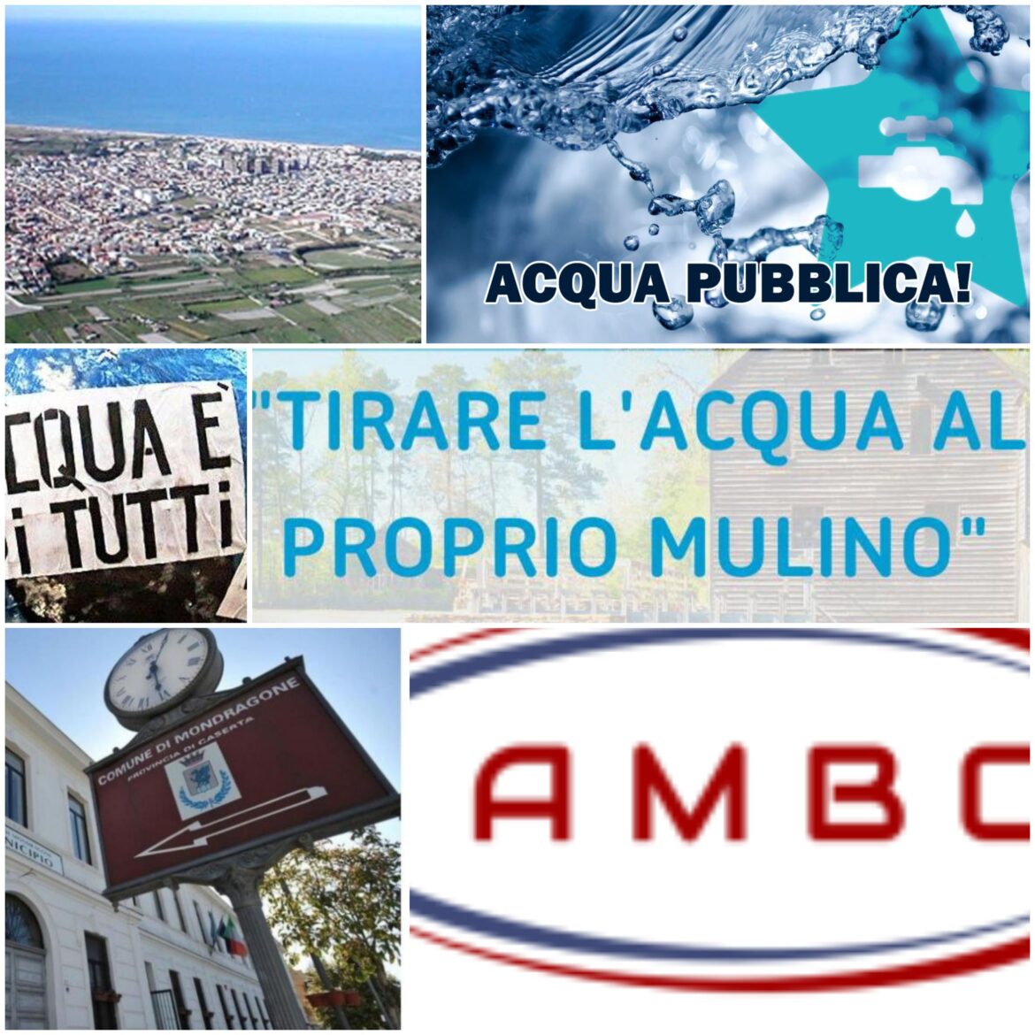 AMBC: Abili solo a “tirare l’acqua al proprio mulino”