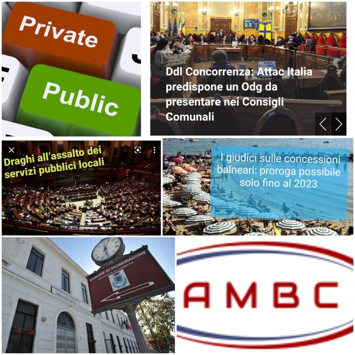 AMBC: Contrastiamo l’assalto ai servizi pubblici locali