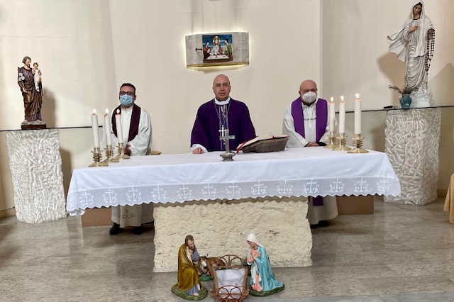 Villaggio dei Ragazzi: Messa prenatalizia con il Vescovo Lagnese