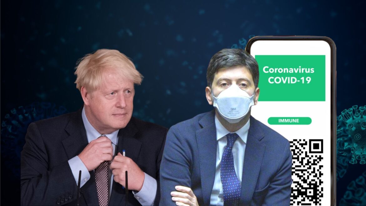 U.K. Johnson cancella le restrizioni anti Covid: niente più mascherine al chiuso, abolito il “passaporto vaccinale”