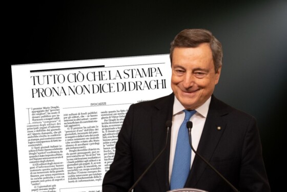 Tutto ciò che la stampa prona non dice di Draghi