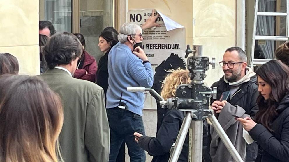 «L’amica geniale» Piazza Dante diventa un set