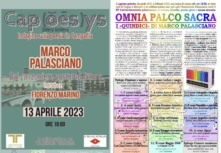 Capua, 13 aprile: parte il festival-laboratorio 2023-2024 dell’Accademia Palasciania