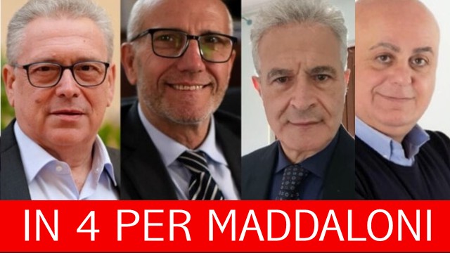 IN 4 PER LA POLTRONA A SINDACO DI MADDALONI