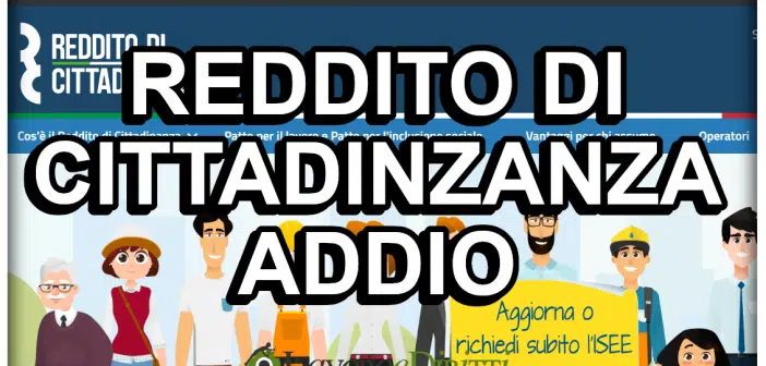 Reddito di cittadinanza, la sospensione annunciata via sms
