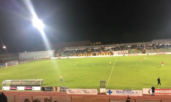 Pareggio allo Stadio A. Pinto di Caserta