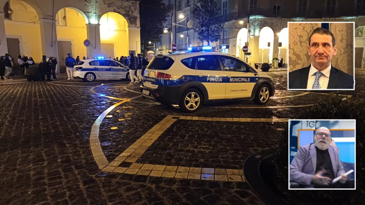 L’ex candidato a sindaco Guerriero placa una rissa in Piazza, con i vigili poco vigili