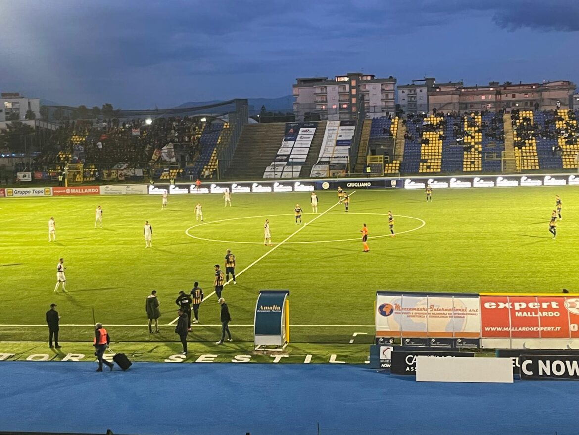 TRA CASERTANA Vs GIUGLIANESE, ESCE IL SEGNO X