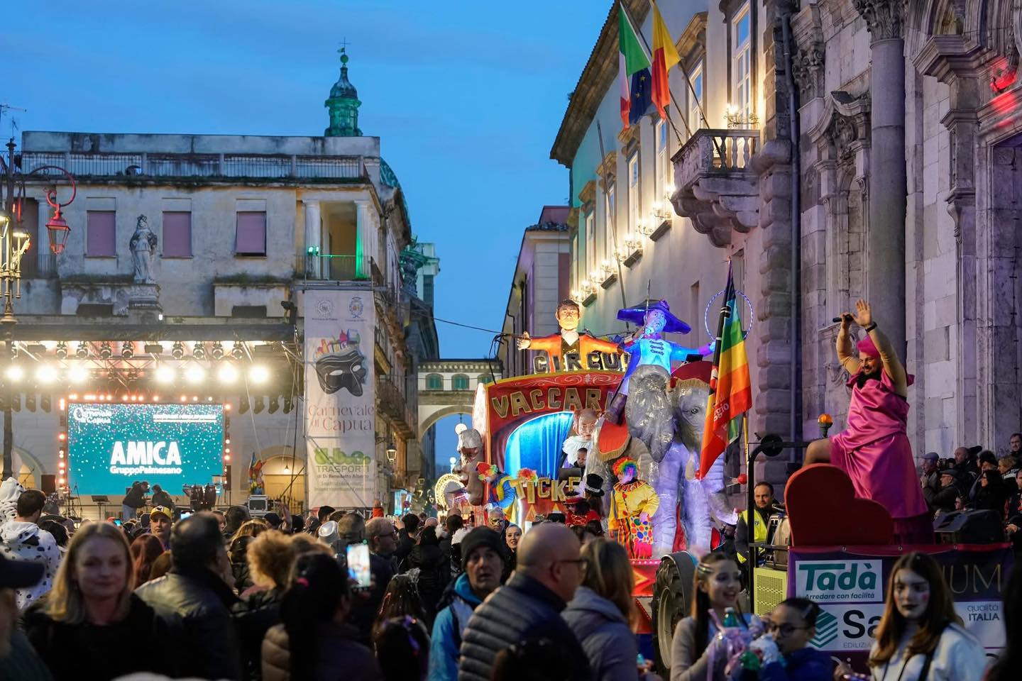 Il Carnevale di Capua riscuote un grande successo coinvolgendo tutta la città