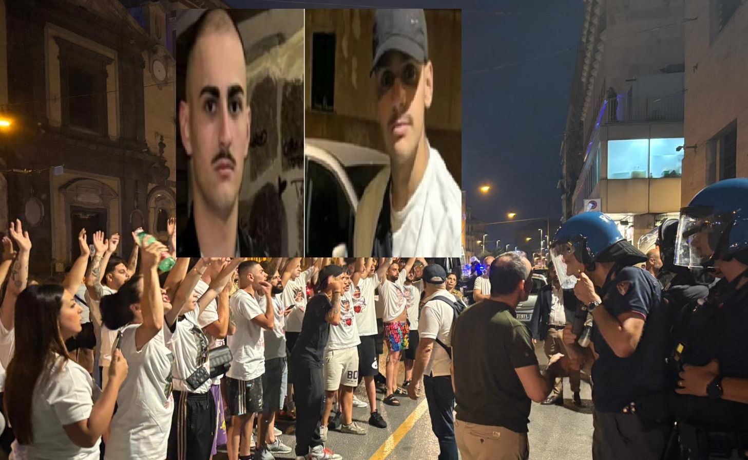 Divieto di funerali pubblici per Nicola Mirti: protesta davanti alla Questura